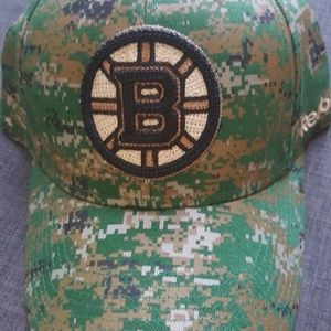 Bruins camo baseball hat